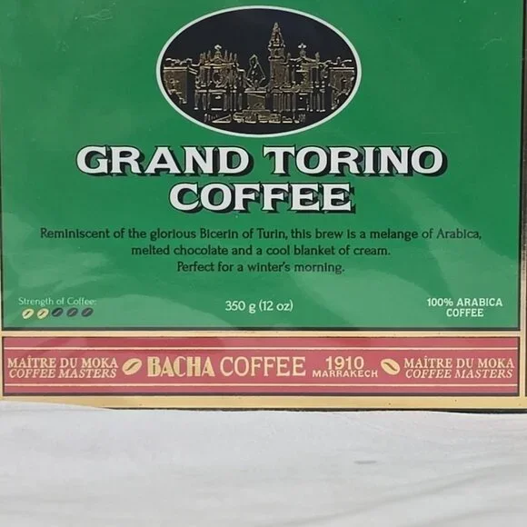 Bacha Grand Torino Coffee Medium Roast Ground Coffee 100% Arabica Coffee 12 Oz - Picture 2 of 5